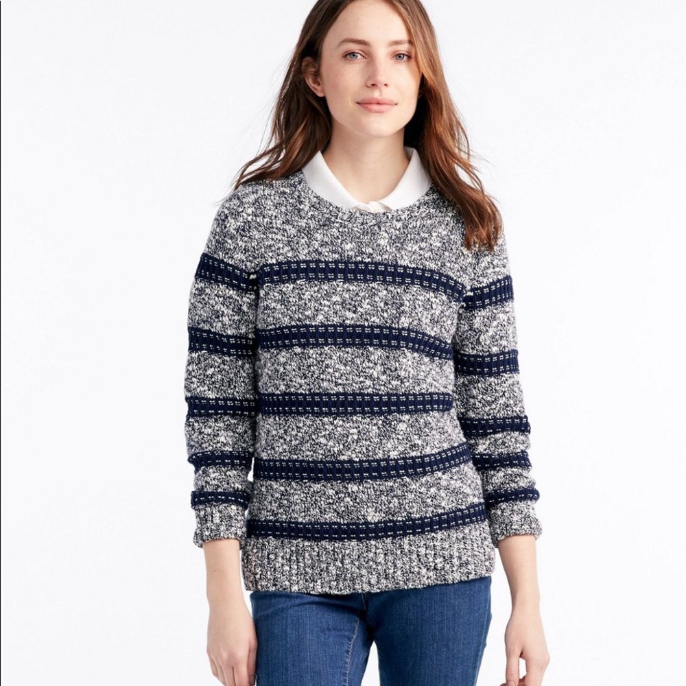 LL Bean Cotton Ragg Sweater